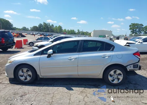 2013 Honda Civic Lx z USA, uszkodzony, nr VIN 19XFB2F52DE097962